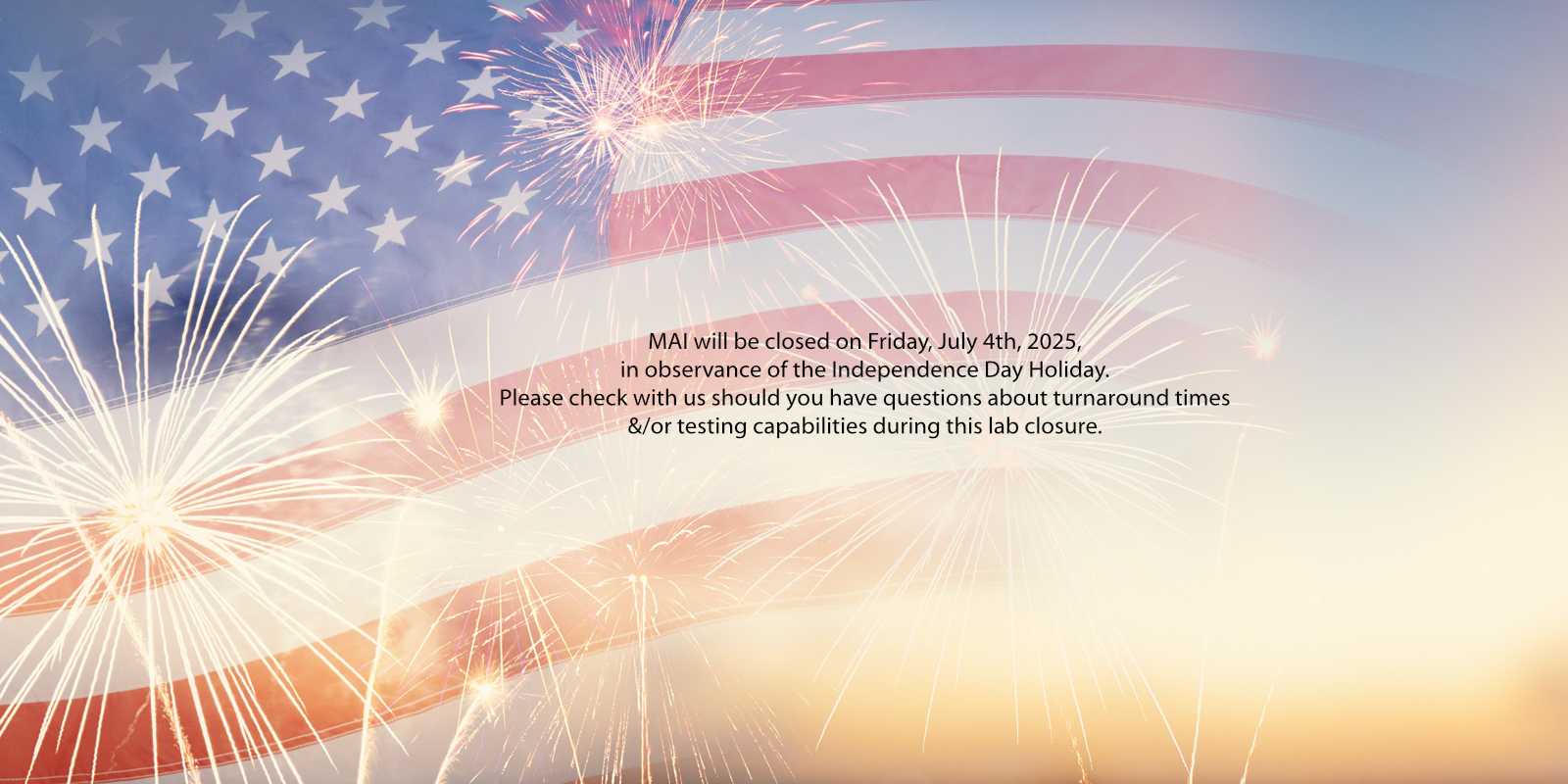Fourth of July Closure